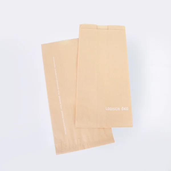 64896 LogOeko Faltenbeutel braun greaseproof 15x31 web