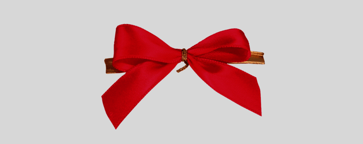 Satinmaschen mit Goldclip Satinmaschen mit Goldclip