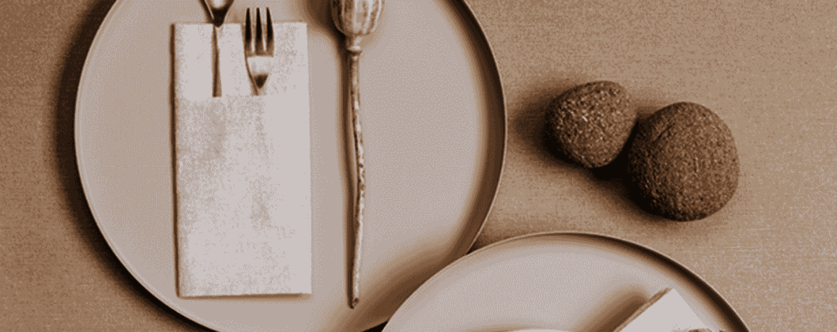 Besteckserviette Charme 1/8 Falz 36x40cm champagner Besteckserviette 1/8 Falz champagner